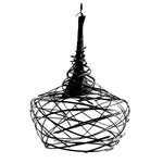 Forged Swirl Standard Turban Hanging Pendant Lamp