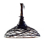 Forged Swirl Salakot Hanging Pendant Lamp